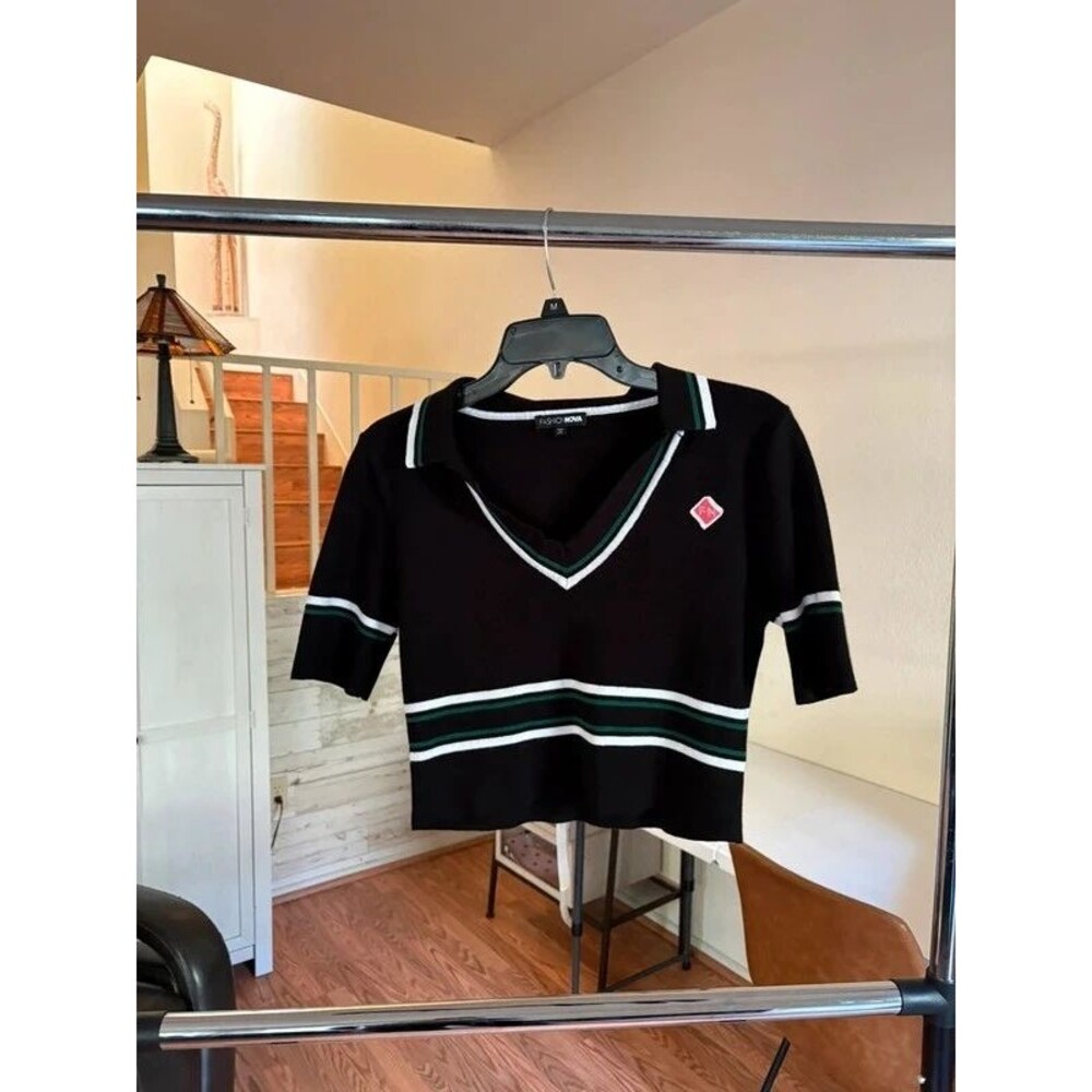 Fashion Nova Polo Crop Top